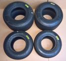 Mojo D1 Kart Slick Race Racing Tire Set (2x) 4.5/10-5 + (2x) 6.0/11-5