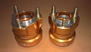 NEW OLD STOCK (QTY 2) CRG 45mm x 70mm Aluminum Kart Rear Wheel Hub M8 3/58 COD.05017