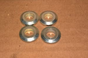 NEW (QTY 4) CRG M8 x 4mm Kart Steering Spindle Stub Axle Kingpin Spacer
