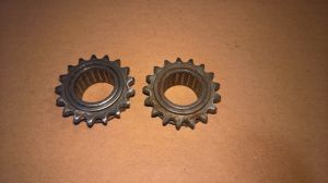 (QTY 2) 17T # 219 Premier Titan Clutch Drum Drive Sprocket Briggs World Formula Kart Mini Sprint
