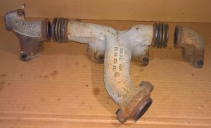Mercedes Benz R107 560SL 1986-89 Left Engine Exhaust Manifold 1171425602 EGR