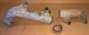 Mercedes 560SL R107 OEM Exhaust Manifold Right Passenger 1171425402