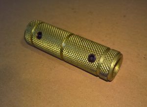 Aluminum Kart Foot Pedal Grip Gold 14.7mm
