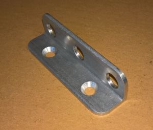 NEW (QTY 1) Kart Aluminum Heel Stop Foot Rest